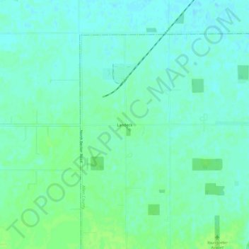 Mappa topografica Landeck, altitudine, rilievo