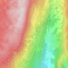 Mappa topografica Les Rimets, altitudine, rilievo