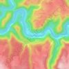 Mappa topografica Spontour, altitudine, rilievo
