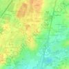 Mappa topografica Fontenay, altitudine, rilievo