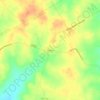 Mappa topografica Carlton, altitudine, rilievo