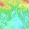 Mappa topografica Trout, altitudine, rilievo