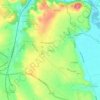 Mappa topografica La Chaux, altitudine, rilievo