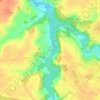 Mappa topografica Poissac, altitudine, rilievo