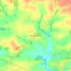 Mappa topografica Chilsworthy, altitudine, rilievo