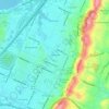 Mappa topografica Glenwood, altitudine, rilievo