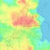 Mappa topografica Cité Pen ar C'hloz, altitudine, rilievo
