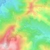 Mappa topografica Spergane, altitudine, rilievo