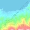 Mappa topografica Agia Fotia, altitudine, rilievo
