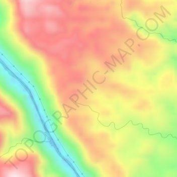 Mappa topografica Victoria, altitudine, rilievo
