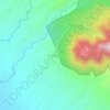 Mappa topografica Canlandog, altitudine, rilievo