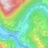 Mappa topografica Fastro, altitudine, rilievo