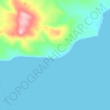 Mappa topografica Umkumiut, altitudine, rilievo