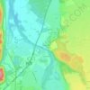 Mappa topografica Ferthofen, altitudine, rilievo
