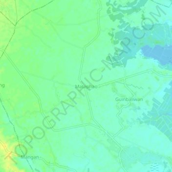 Mappa topografica Mataphao, altitudine, rilievo