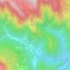 Mappa topografica Castellan, altitudine, rilievo