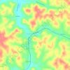 Mappa topografica Englishville, altitudine, rilievo