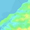 Mappa topografica La Pree aux Boeufs, altitudine, rilievo