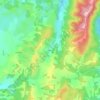 Mappa topografica Dorr, altitudine, rilievo