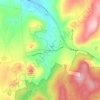 Mappa topografica Dingley Dell, altitudine, rilievo