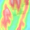 Mappa topografica Cowles Settlement, altitudine, rilievo