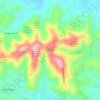 Mappa topografica Constant, altitudine, rilievo