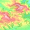 Mappa topografica Esplas, altitudine, rilievo