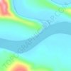Mappa topografica Georgetown, altitudine, rilievo