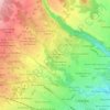Mappa topografica Fraccionamiento Orquídeas, altitudine, rilievo