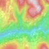 Mappa topografica Lisignago, altitudine, rilievo