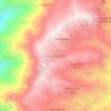 Mappa topografica Totoras curiquingui, altitudine, rilievo