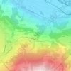 Mappa topografica Ronnaz, altitudine, rilievo