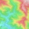 Mappa topografica Les Sausses, altitudine, rilievo