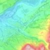 Mappa topografica Refos, altitudine, rilievo