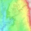 Mappa topografica Songieu, altitudine, rilievo