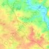 Mappa topografica Nesmy, altitudine, rilievo