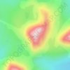 Mappa topografica Beinn an Òir, altitudine, rilievo