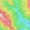 Mappa topografica Belpiano, altitudine, rilievo