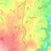 Mappa topografica Keropartz, altitudine, rilievo