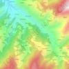 Mappa topografica Padron, altitudine, rilievo