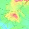 Mappa topografica Altamura, altitudine, rilievo