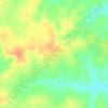 Mappa topografica San Rafael de Planas, altitudine, rilievo