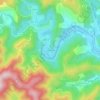 Mappa topografica Drouillèdes, altitudine, rilievo