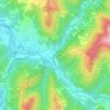 Mappa topografica Avosso, altitudine, rilievo