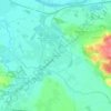 Mappa topografica En Toulze, altitudine, rilievo