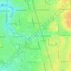 Mappa topografica Southport, altitudine, rilievo