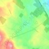 Mappa topografica Bow Bog, altitudine, rilievo