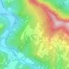 Mappa topografica North Lexington, altitudine, rilievo