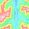 Mappa topografica Degolia, altitudine, rilievo