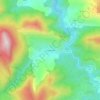 Mappa topografica Les Gleizolles, altitudine, rilievo